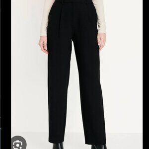 Old Navy Taylor Straight Trouse Extra High Rise XL Black